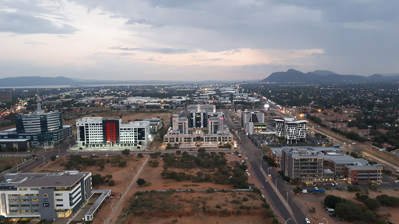 Gaborone central business district · Botswana