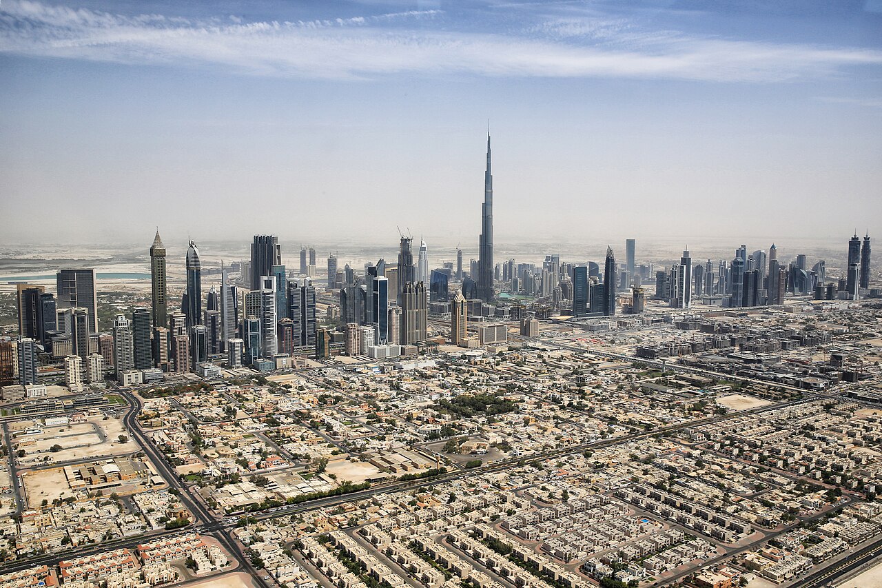 Dubai skyline and Burj Khalifa · United Arab Emirates