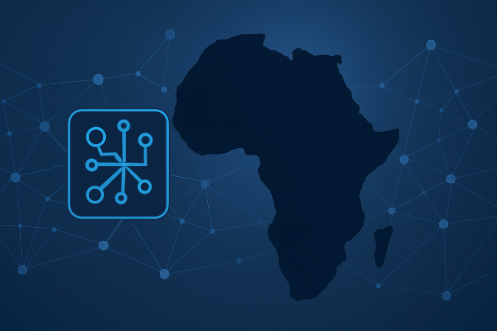 AI governance in Africa abstract representation