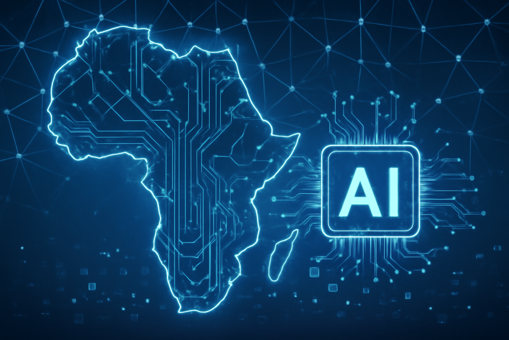 AI governance in Africa abstract representation