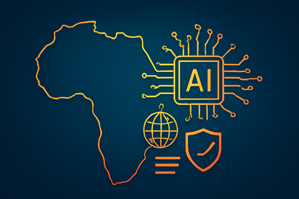 AI governance in Africa abstract technology image