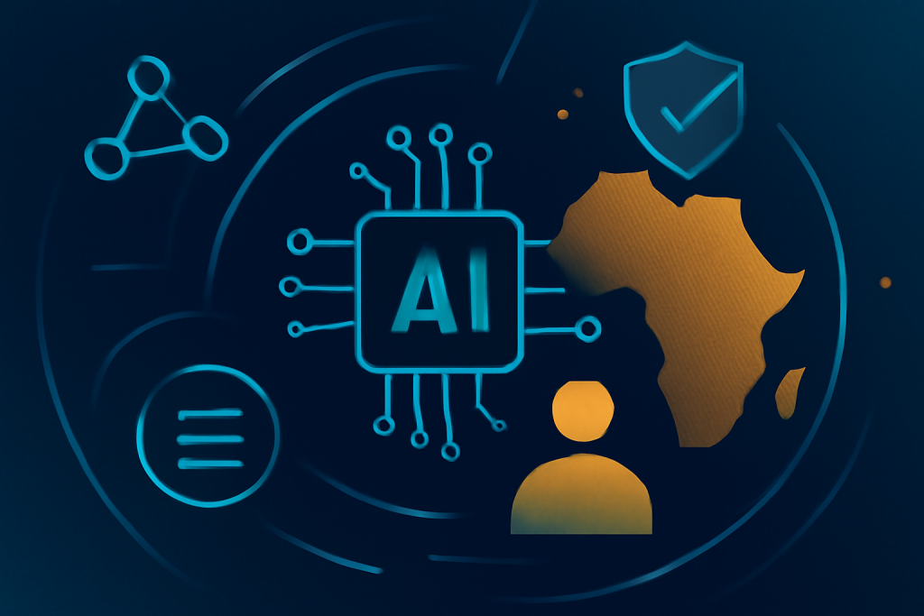 AI governance in Africa abstract technology image